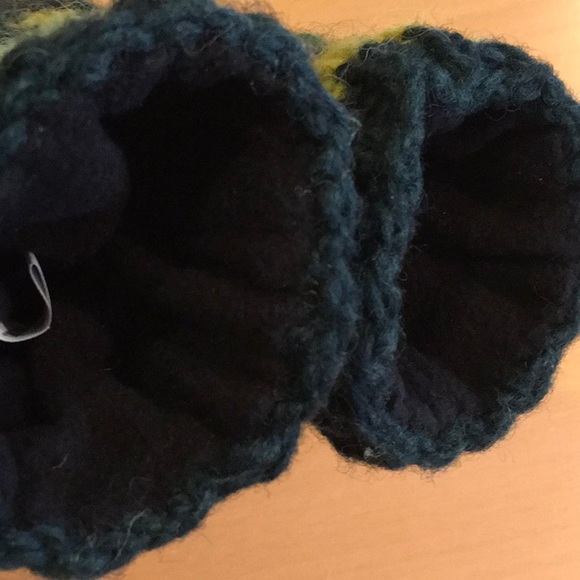 Wool Mittens, Fleece-Lined, Fair Trade, Hand-Knit - Picture 4 of 4